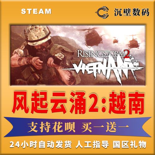 pc正版中文steam游戏风起云涌越南risingstormvietnam
