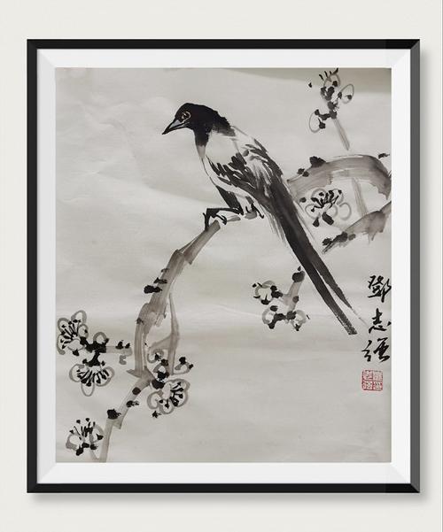 喜鹊的画法
