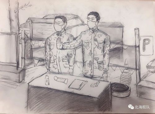 抗疫到底这组战疫素描里有你的影子吗