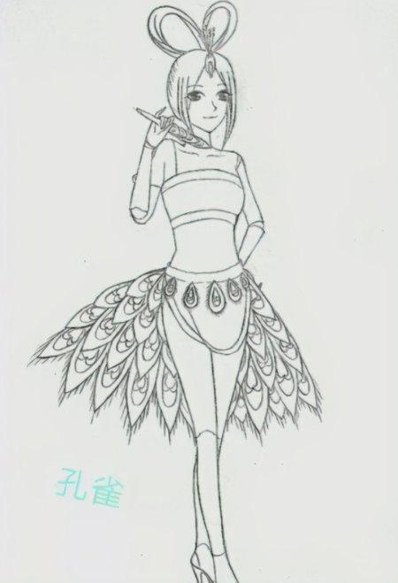 将叶罗丽人物给"简化",罗丽依旧仙气飘飘,孔雀太人间