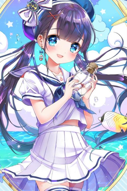 日站二次元动漫美少女精美插画图集!这难道就是心动的