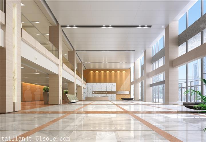 泰连集团室内装修一层大厅
