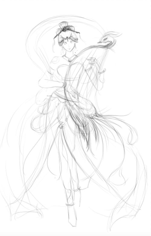 杨玉环皮肤敦煌飞天