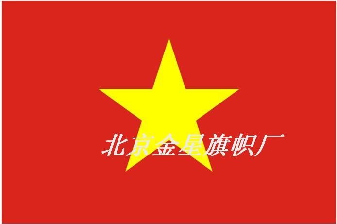 北京旗帜厂 四号 越南国旗 4号144*96cm 订做世界国旗