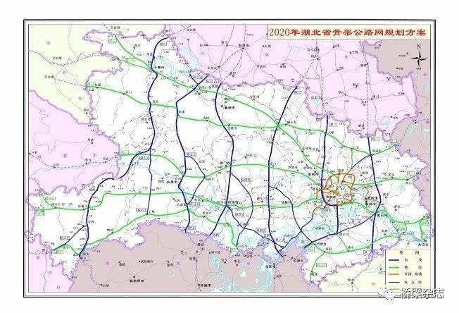 图2 湖北省高速公路规划