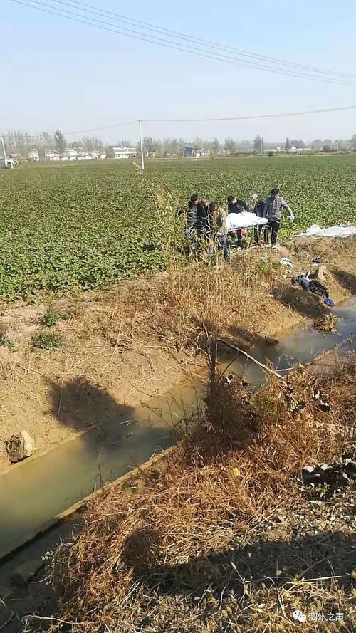 泗县刘圩镇秦场村一沟渠中打捞出一具尸体
