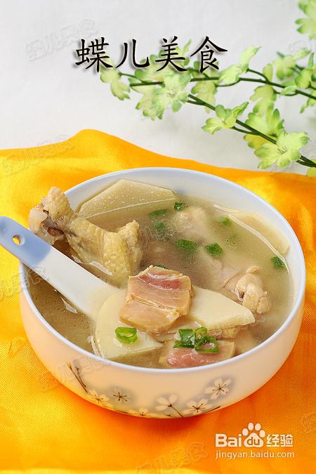 鸡肉竹笋咸肉汤【春之鲜11】