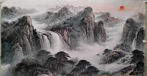 翰墨桂林美山水画家周国耀