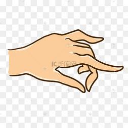 左手兰花指手势