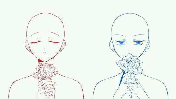 【绘画素材】甜蜜来袭!双人互动姿势素材参考