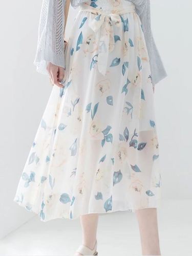 五,小清新碎花雪纺半身裙 (清新范)