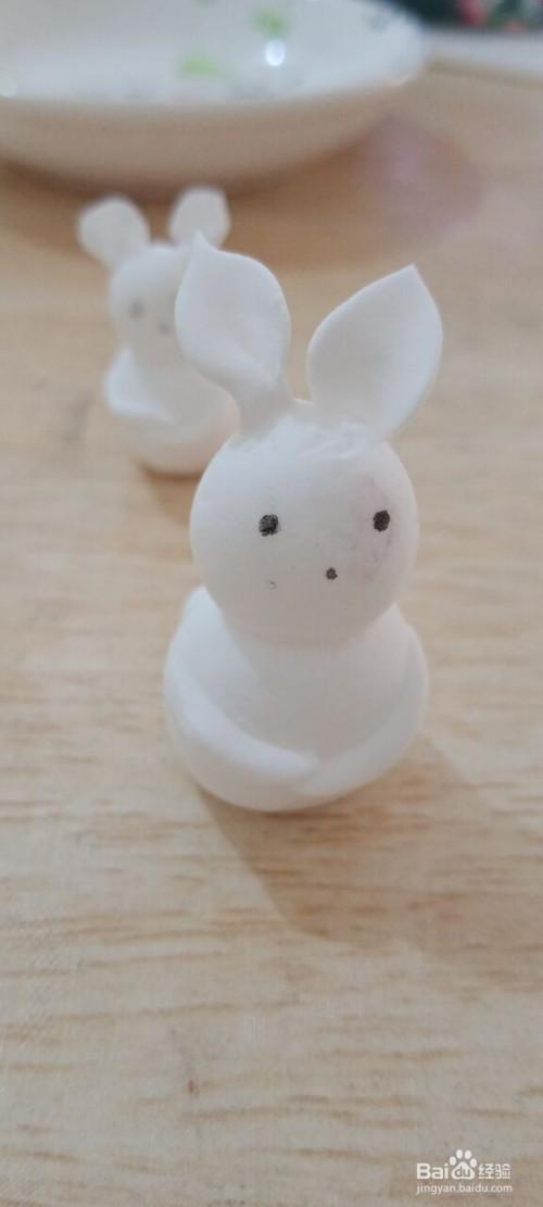 怎样用粘土做小兔子