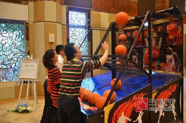 活动二:营销中心现场互动小游戏(投篮,掷骰子,射飞镖)