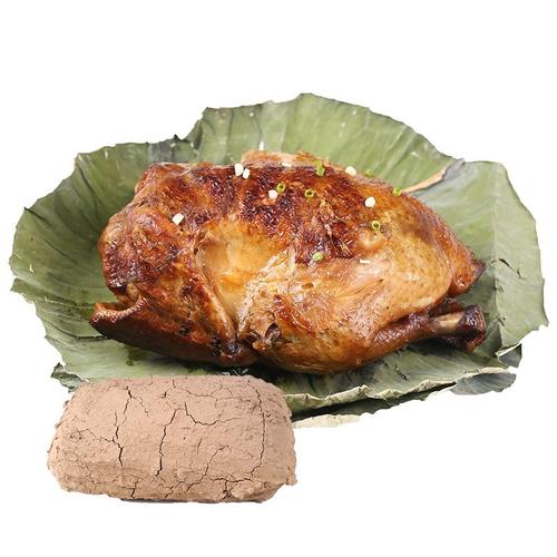 叫花鸡 整只 即食黄泥叫花鸡荷叶正宗包邮常熟洪七公杭州现烤800g