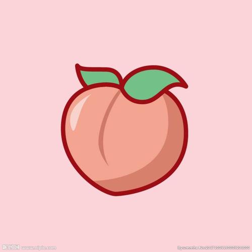 桃子的图片卡通图片