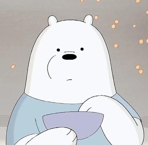 可爱白熊卡通头像