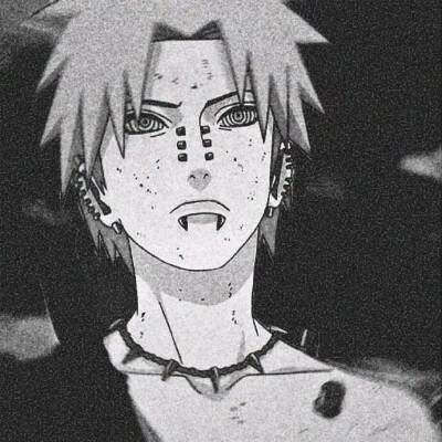 火影忍者黑白动漫男头