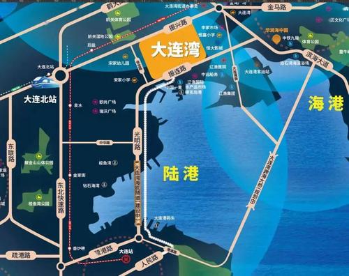 纵贯南北,大连湾海底隧道和光明路延伸工程