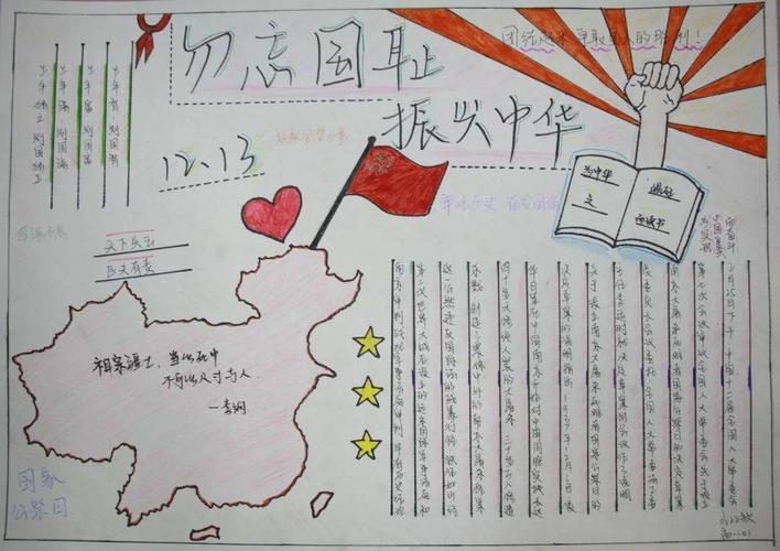 落实"十个一"丨青岛艺术学校"十个一"手抄报创作展