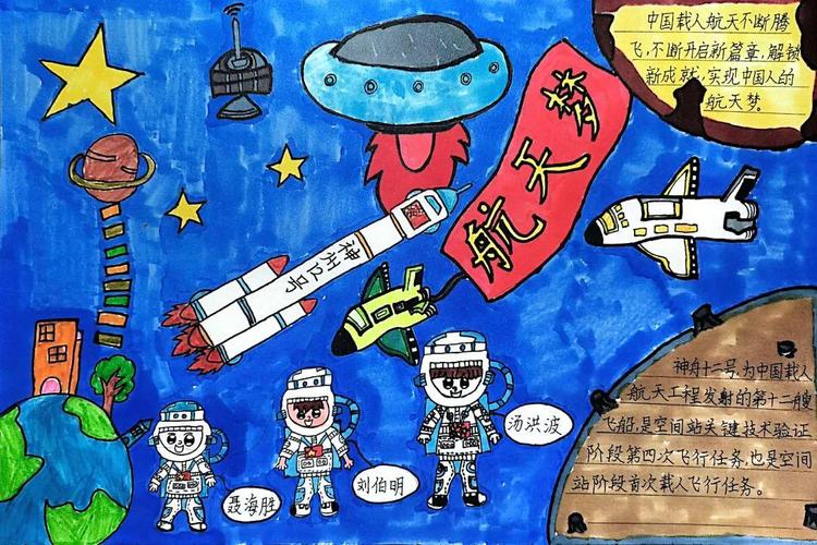 美丽的童年"盘古破鸿蒙,天宫有九重"为中国航天点赞!