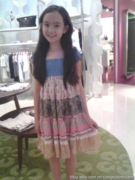 今日女星中美混血童星香奈儿图