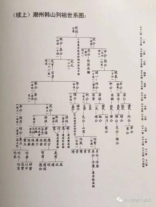 族谱世系图的六种基本格式学习族谱知识(九)
