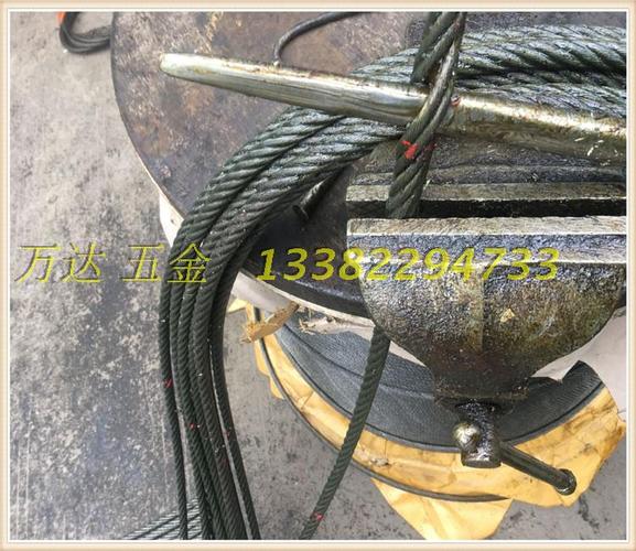 光面钢丝绳插编钢丝绳18mm*6米做好6米行车吊车吊货手工编制