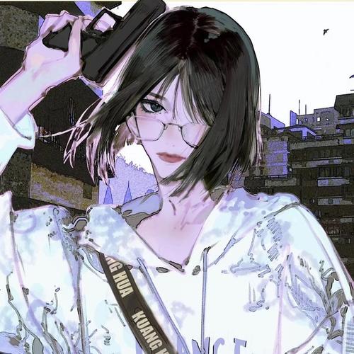 求短发女生的漫画头像