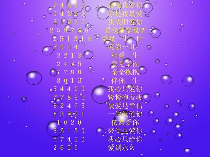 告白密码.数字与爱情