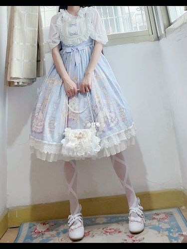 天使柄的lolita,太好看啦_lolita_lolita天使柄_时尚