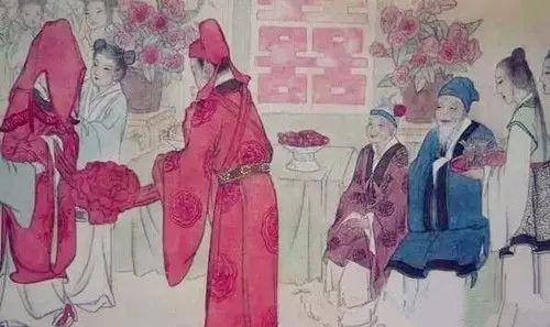 婚礼,就是将结合两姓的欢好,夫妇对上要事奉宗庙,往下要接续后代
