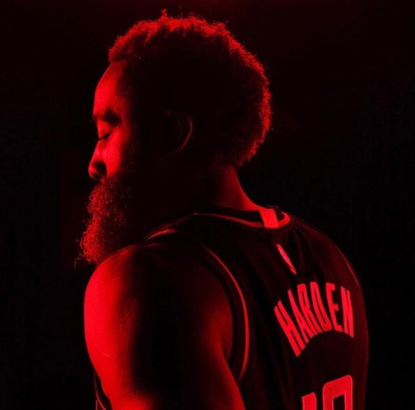 哈登高清插画图