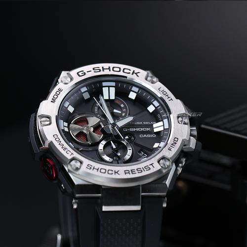 卡西欧g-steelgst-b100-1ab100d-1蓝牙动能手表gst-b200日韩腕表