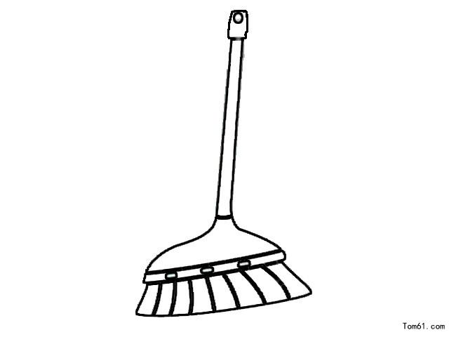 卫生用品_扫帚简笔画; 家常用品21; 被查看了643次 简笔画侧边