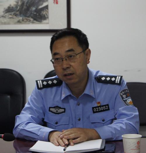 市公安局党委副书记,常务副局长陈双琪来扶风调研指导