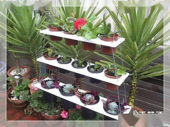 木质花架制作方法图解自制多层花盆架子做法