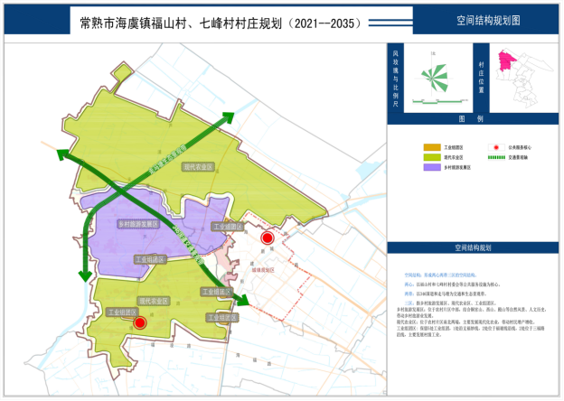 常熟市海虞镇福山村七峰村村庄规划批前公示