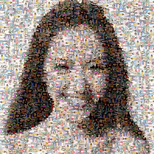 蒙太奇马赛克美女图 巴基斯坦地震