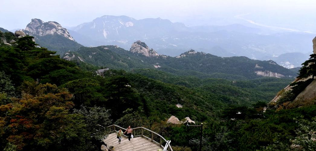 安徽潜山市天柱山手机游拍