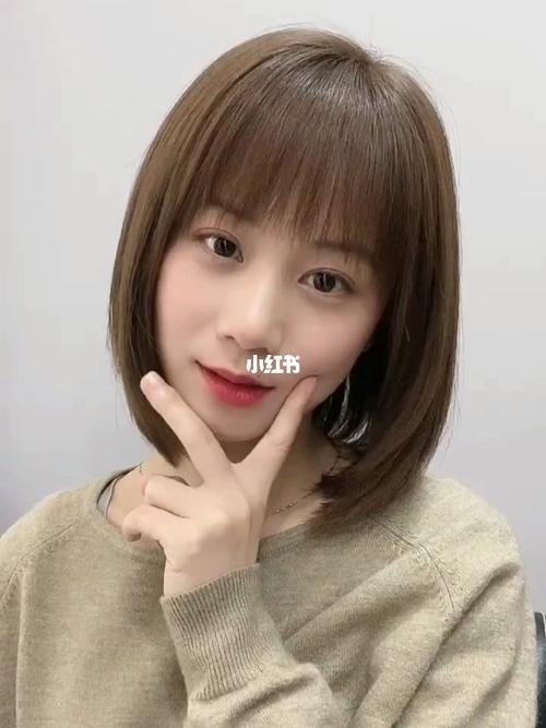 女生瘦脸短发推荐 短发发型甜美初恋头_发型_染发_减龄_瘦脸_圆脸_显