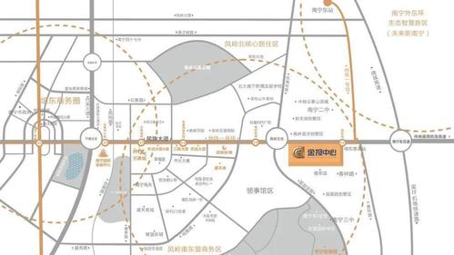 周边还有青环路,青林路,铜鼓岭路三环联动路网 项目区位图 这里得天