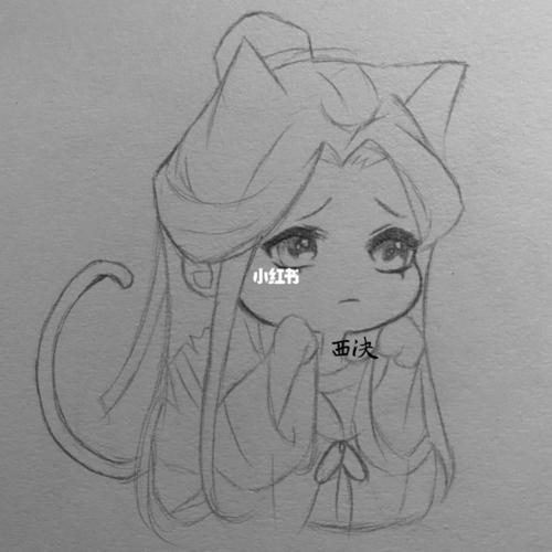 q版谢怜铅笔手绘简笔画教程_简笔画_教程_铅笔_手绘_临摹_简笔画教程