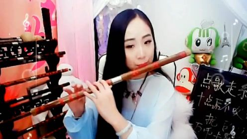 美女紫玉笛子《梅花泪》百转愁肠,凄美好听,送给天下有情人!