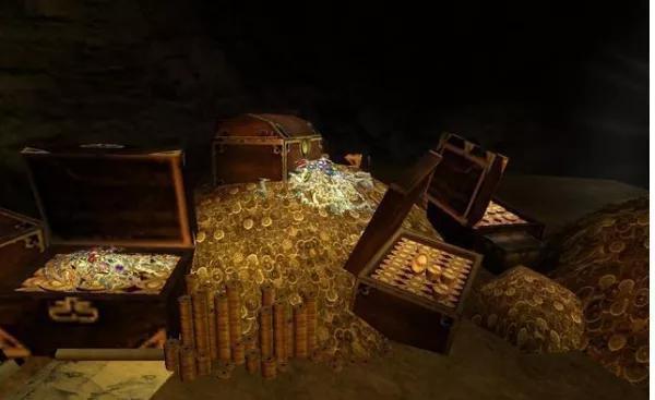 发现金银财宝