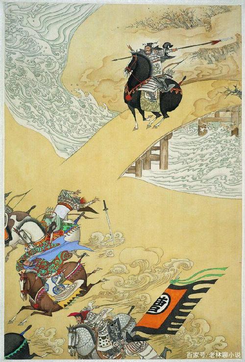 一组风格鲜明的《三国演义》插画,能一眼看出每张图内容的人不多