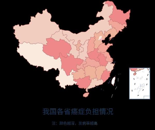 中国癌症地图出炉排名前五的癌症在这些省份较高发