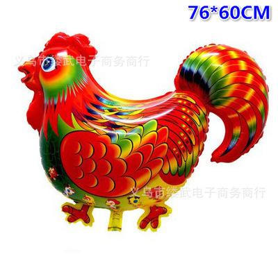 新款 立体造型大公鸡 儿童玩具气球批发氦气球 儿童气球