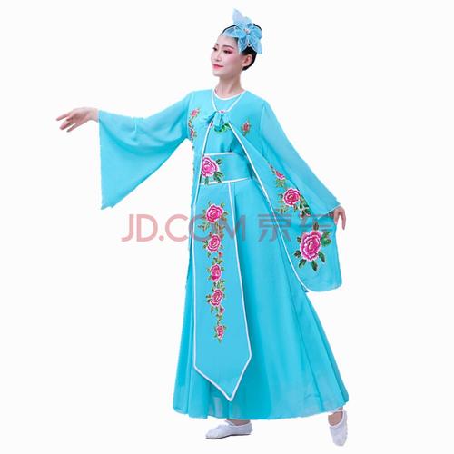 新款东北大秧歌东北二人转表演服舞蹈戏服花旦女古装戏曲演出服装2021