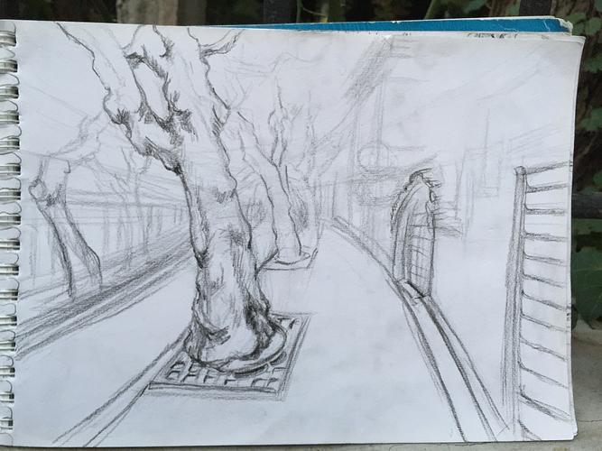 永康路上的速写