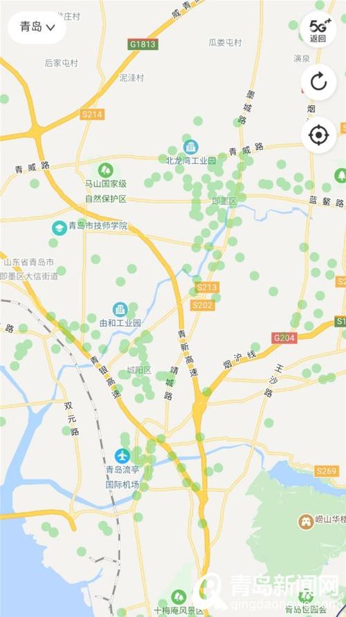 青岛5g基站地图奉上 快来看看你家有信号没